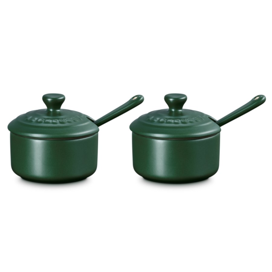 additioanl image for  Le Creuset Set of 2 Condiment Pot Foret 
